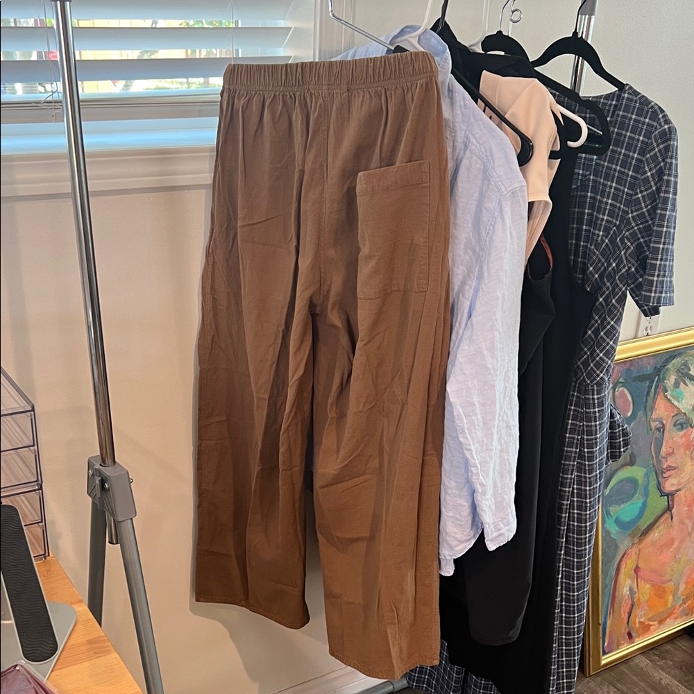 Wol Hide “Wide Trouser” Organic Cotton Pants. Size Medium $100 - Picture 5 of 6